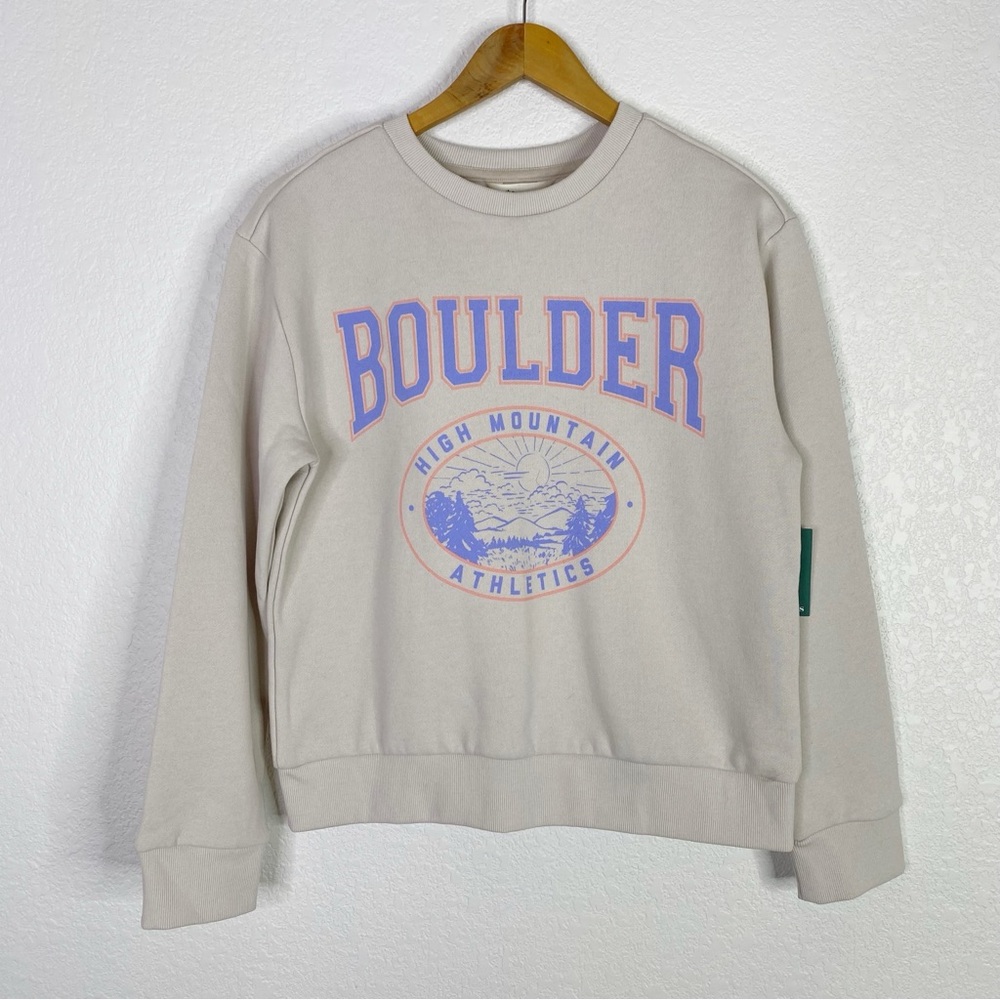 Stitch Fix The Commons Gray Fleece Lined Pullover Sweatshirt